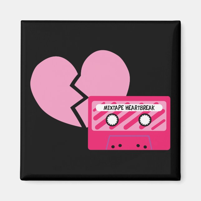 Imán Corazón de MixTape (Frente)
