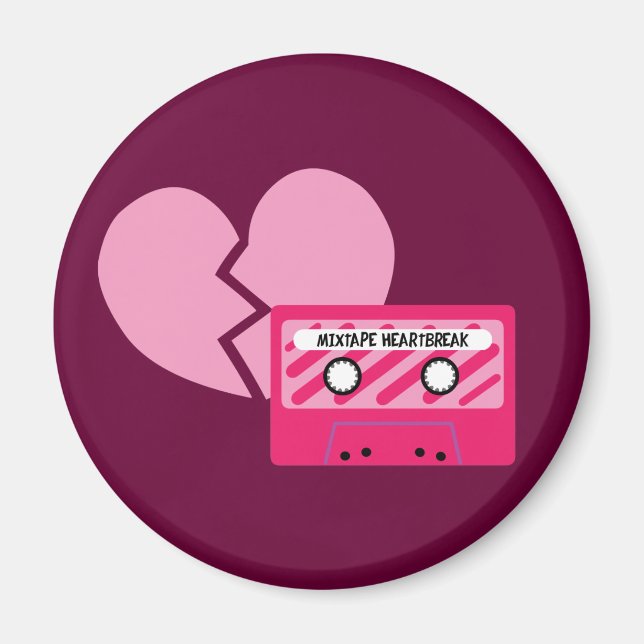 Imán Corazón de MixTape (Frente)