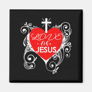 Imán Corazón de moda Christian Valentine -amor Como Jes