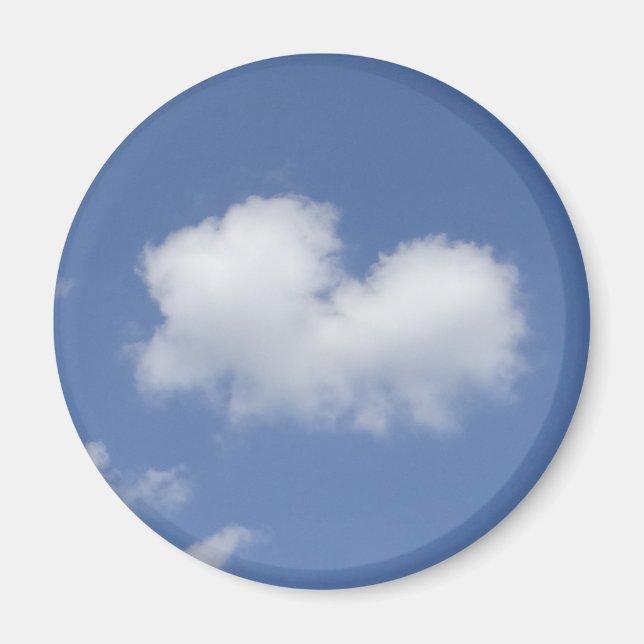 Imán Corazón de Nube  (Frente)