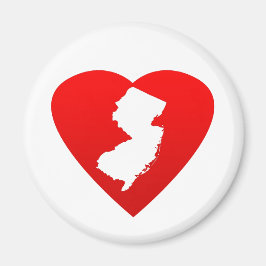 Imán Corazón de Nueva Jersey