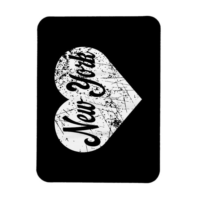 Imán Corazón de Nueva York (Vertical)