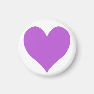 Imán Corazón de orquídeas medio medio lindo