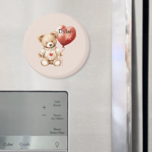 Imán Corazón de osito de peluche dulce