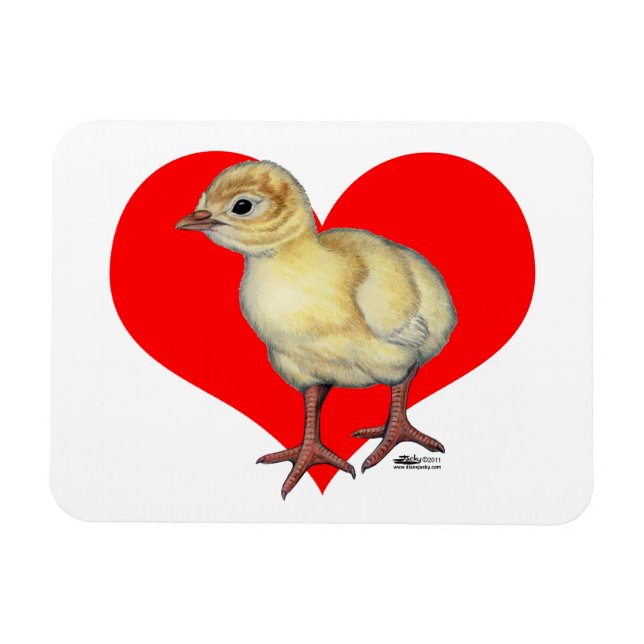 Imán Corazón de pavo (Horizontal)