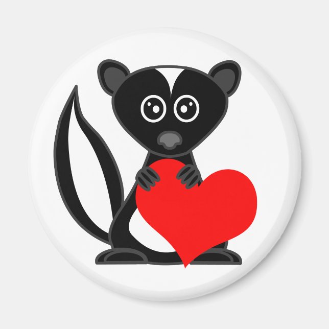 Imán Corazón de retención de maletero Personalizado (Frente)