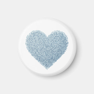 Imán Corazón de salpicadura suave | Bebé Sprinkle