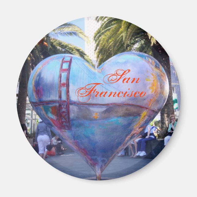 Imán Corazón de San Francisco (Frente)