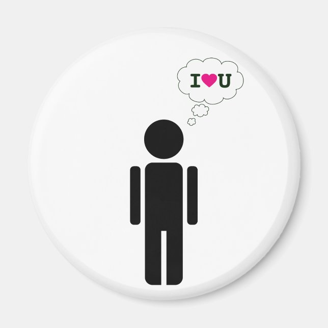 Imán corazón de ti: bastón de amor (Frente)