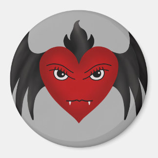 Imán Corazón de vampiros gótico agudo