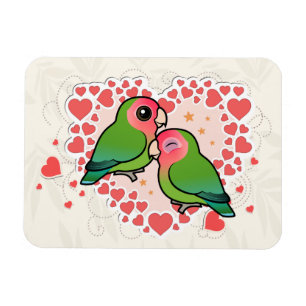 Imán Corazón del amor del Lovebird