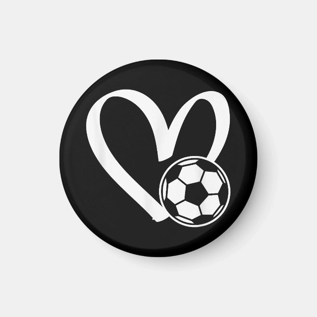 Imán Corazón del balón de fútbol (Frente)