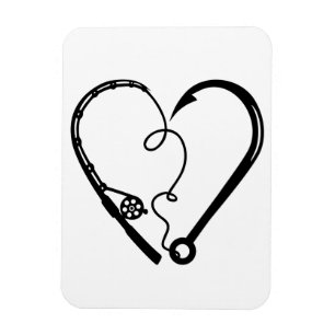 IMÁN CORAZÓN DEL CORAZÓN DE LA CARRETERA PESQUERA