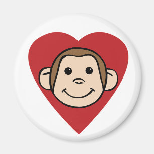 Imán Corazón del mono