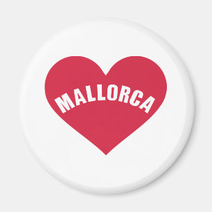 Imán Corazón del rojo de Mallorca