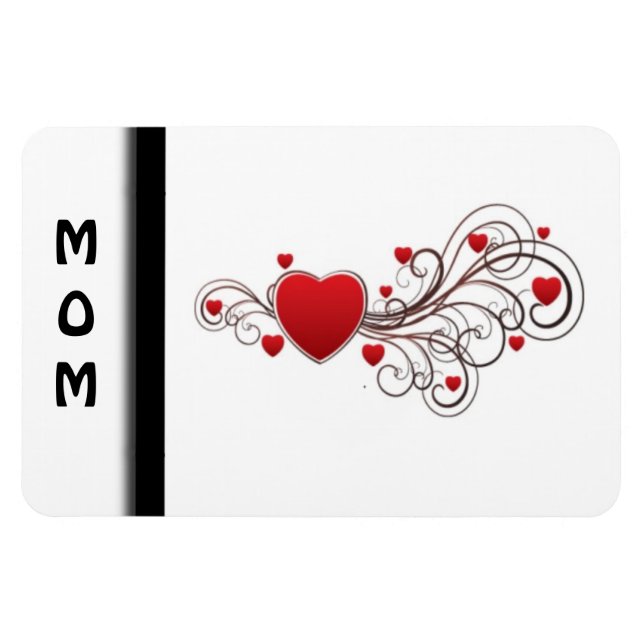 Imán Corazón enrollado (Horizontal)