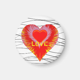 Imán Corazón Estallando