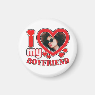 Imán Corazón, foto de mi Personalizado novio.