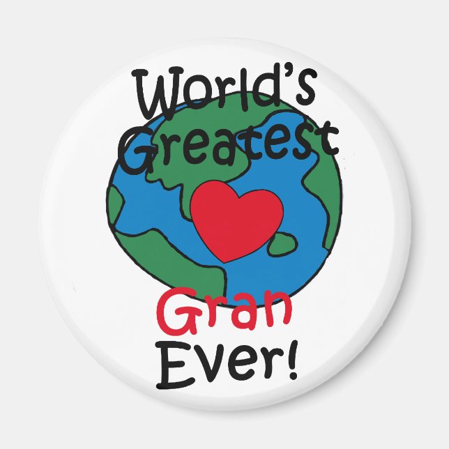 Imán Corazón Gran más Grande del Mundo (Frente)