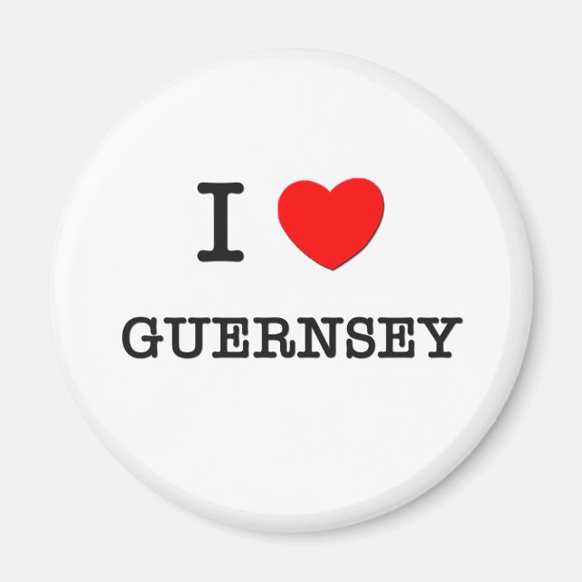 IMÁN CORAZÓN GUERNSEY (Frente)