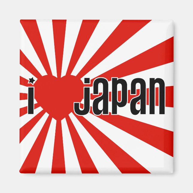 Imán ¡Corazón Japón! (Frente)