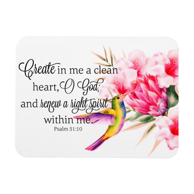 Imán Corazón limpio (Horizontal)