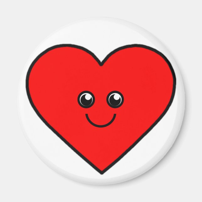 Imán Corazón lindo (Frente)