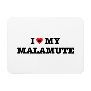 Imán Corazón mi Malamute