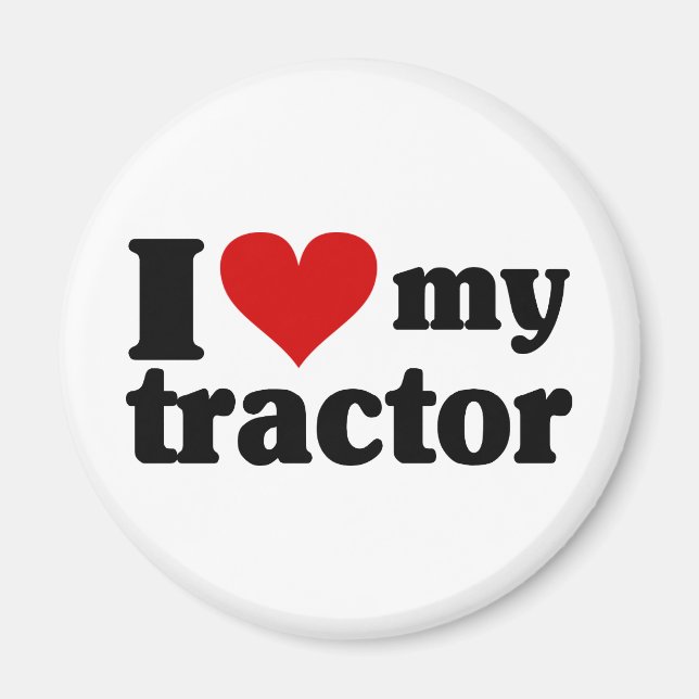 Imán Corazón mi tractor (Frente)