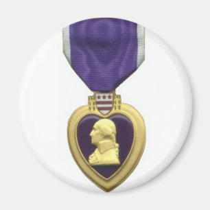 Imán Corazón morado