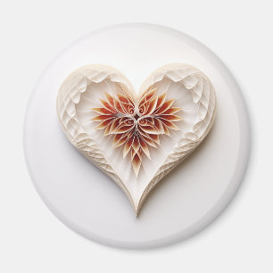 Imán Corazón ornamental