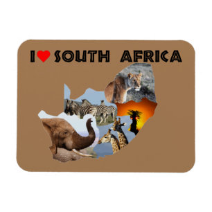 Imán Corazón país salvaje de Sudáfrica