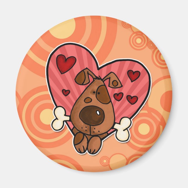 Imán corazón perezoso (Frente)