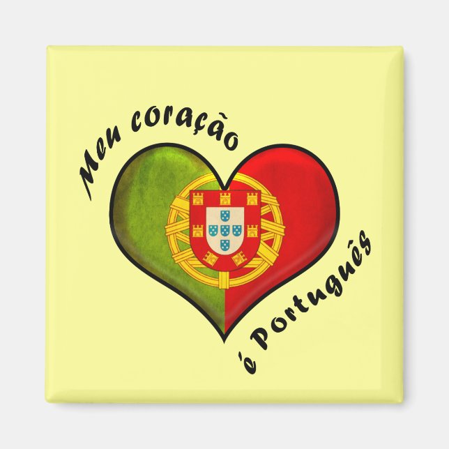 Imán Corazón portugués (Frente)