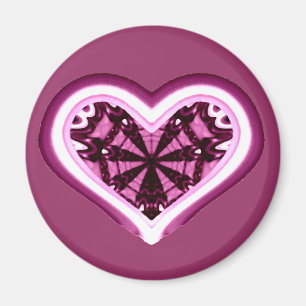 Imán Corazón psicodélico