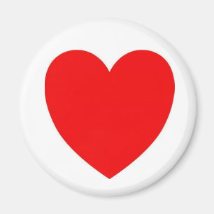 Imán Corazón rojo