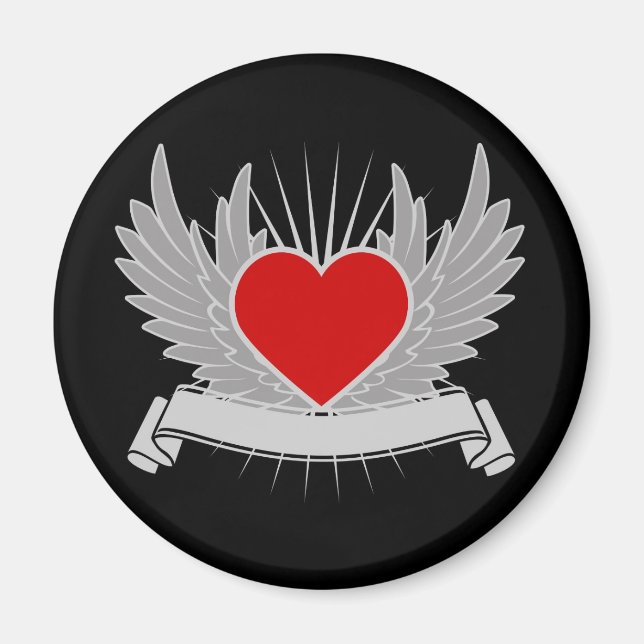 Imán Corazón rojo (Frente)