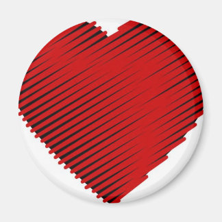 Imán Corazón Rojo