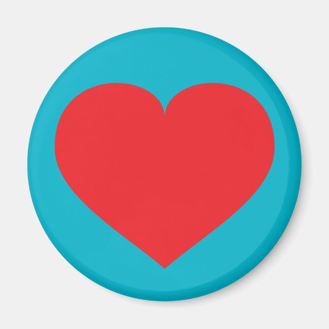 Imán Corazón rojo (Frente)