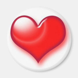 Imán Corazón Rojo el día de San Valentín