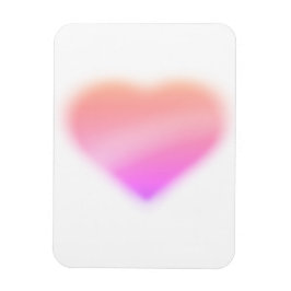 Imán corazón rosa