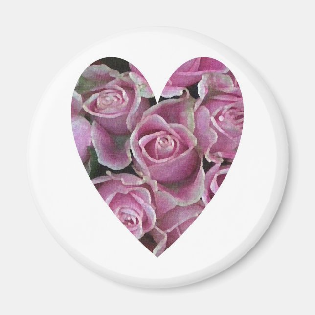Imán Corazón Rosa (Frente)