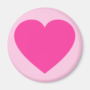 Imán Corazón rosa claro