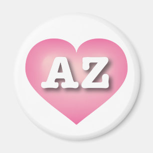 Imán Corazón Rosa de Funda de Arizona - Amo AZ