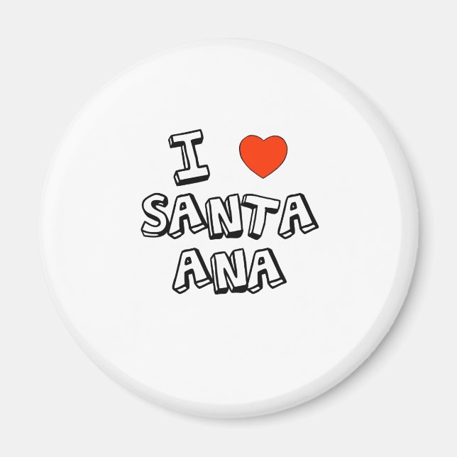 Imán Corazón Santa Ana (Frente)