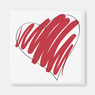 Imán Corazón simple