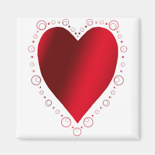 Imán Corazón sólido