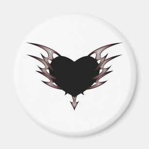 Imán corazón tribal
