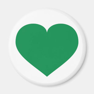 Imán Corazón verde