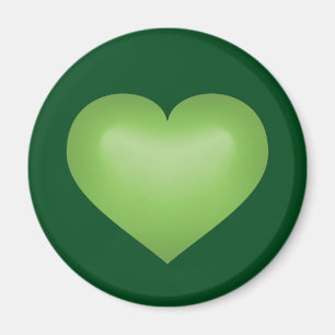 Imán Corazón verde